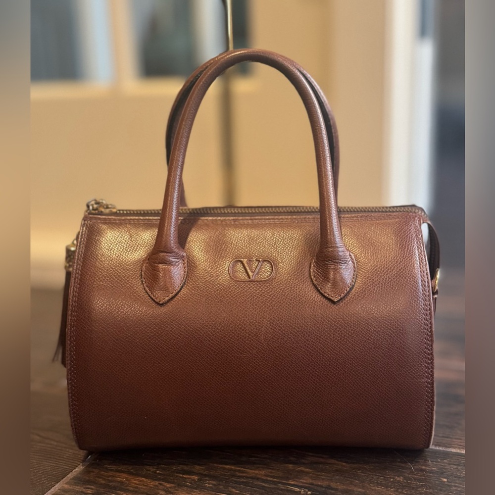 Vintage Valentino Leather Satchel